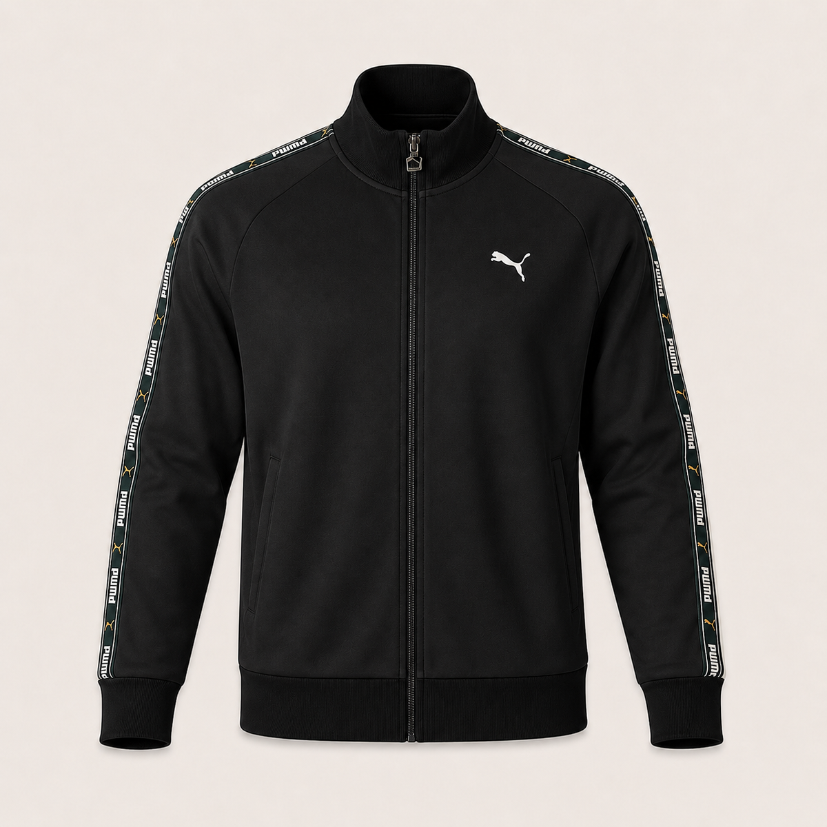 Men's Retro Knit Track Jacket