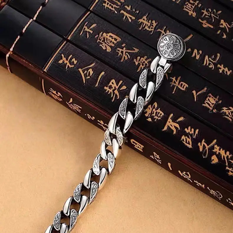 Silver Retro Cuff Bracelet