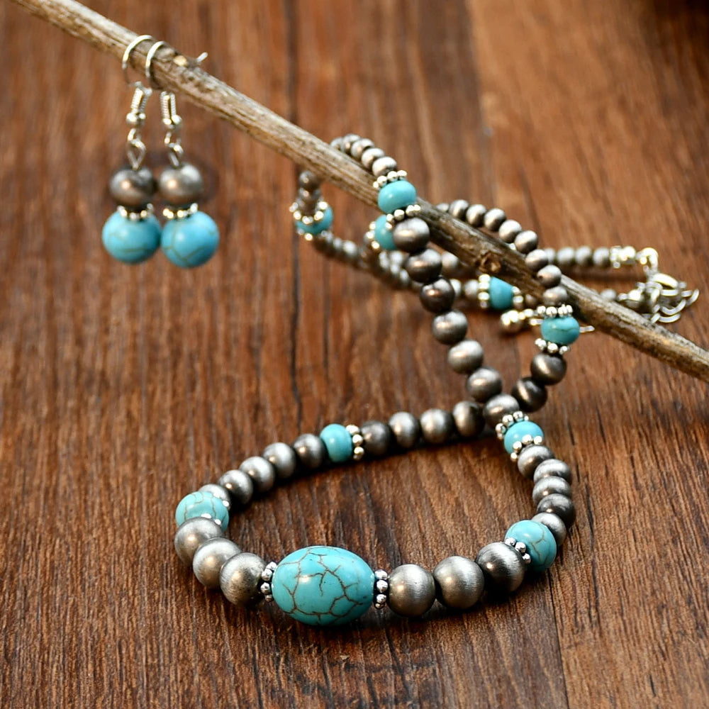 Boho Beaded Jewelry Set