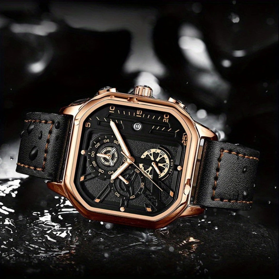 Rafael Square Chronograph Watch