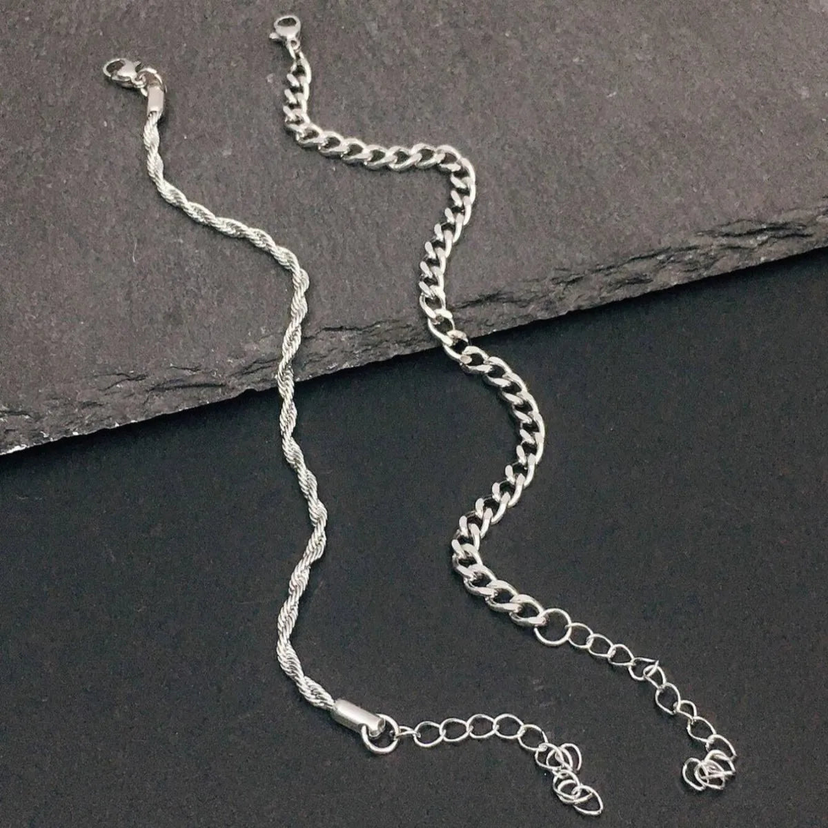 Cuban Link Bracelet Duo