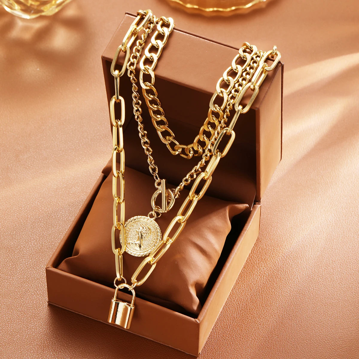 3 Piece Punk Necklace