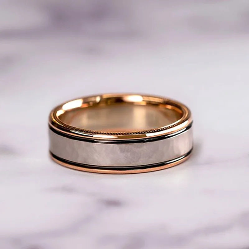 3 Piece Gold-Tone Promise Ring Set