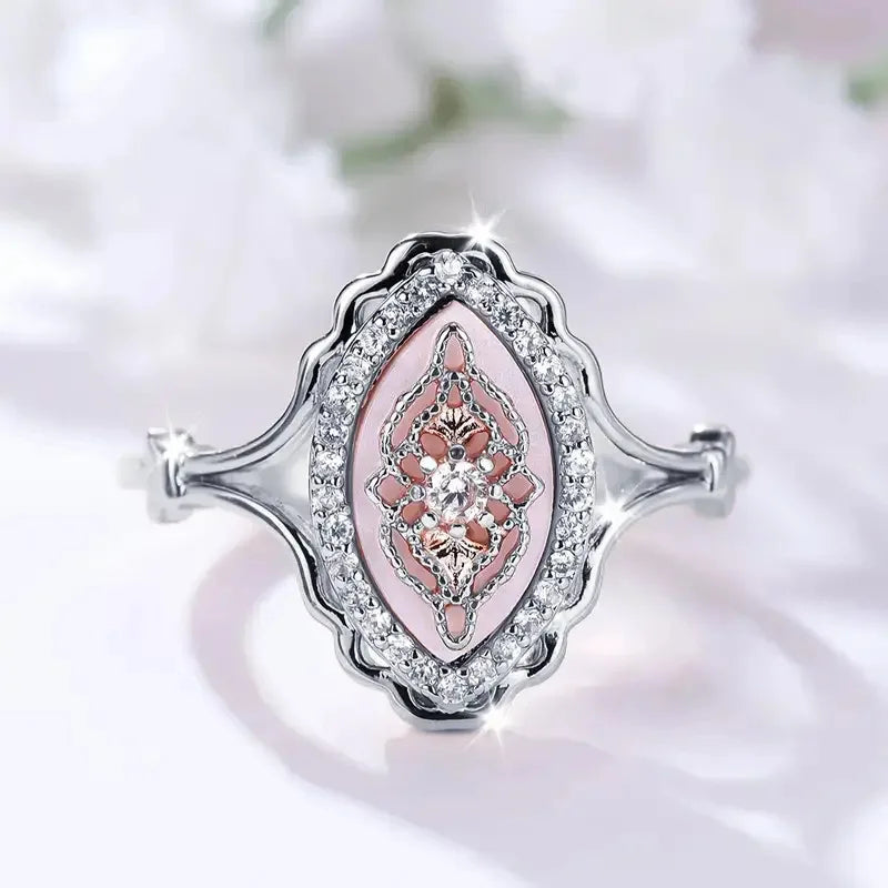 Oval Gemstone Ring
